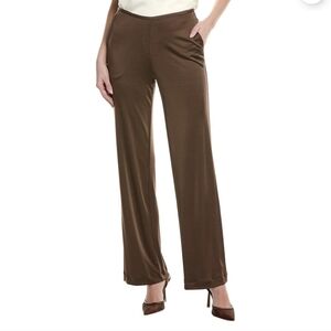 NWT HELMUT LANG fluid car trousers Pants Size L Brown Mushroom